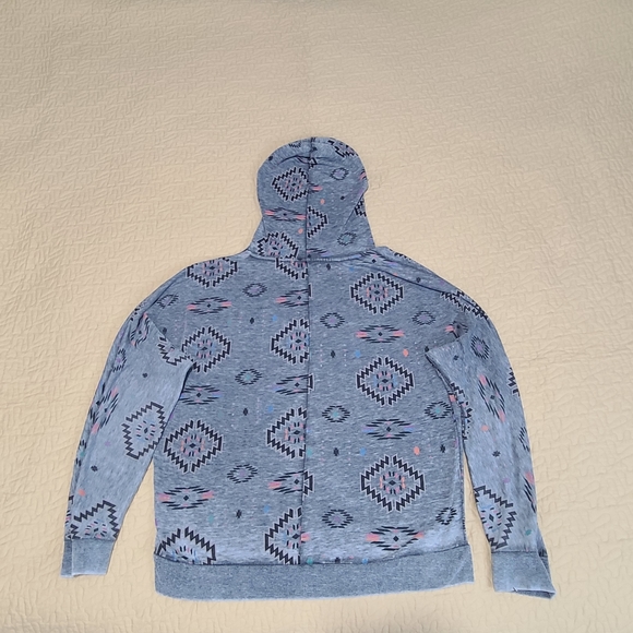 Forever 21 tribal print hoodie size S - Picture 5 of 5